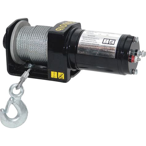 mini excavator winch|smallest 12 volt winch.